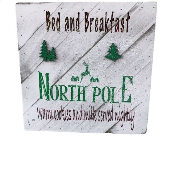 Santa Claus Christmas sign decorations. - Picture 5 of 7